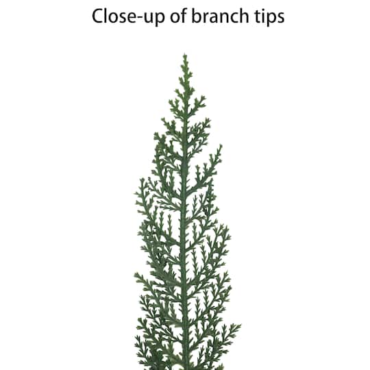 22" Artificial PE Cypress Christmas Wreath with Bow